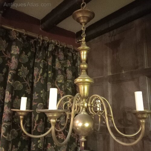 Antique Flemish Chandelier