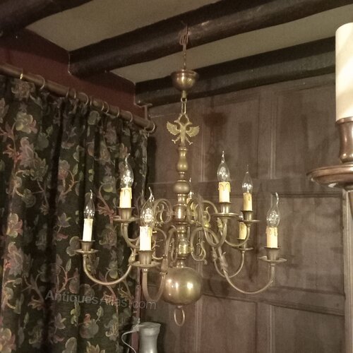 Antique Flemish Chandelier