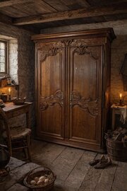 Antique French Armoire / Wardrobe