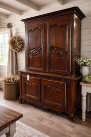 Antique Oak House Keepers Cupboard