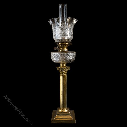 Antique Victorian Oil Lamp