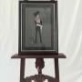 Carved wood Easel