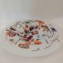 Murano glass plate charger bowl   centerpiece hand made blown