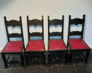Paw Foot Baroque Revival Dining Chairs