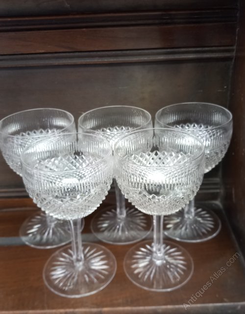 Antiques Atlas Ten Victorian Drinking Glasses Set