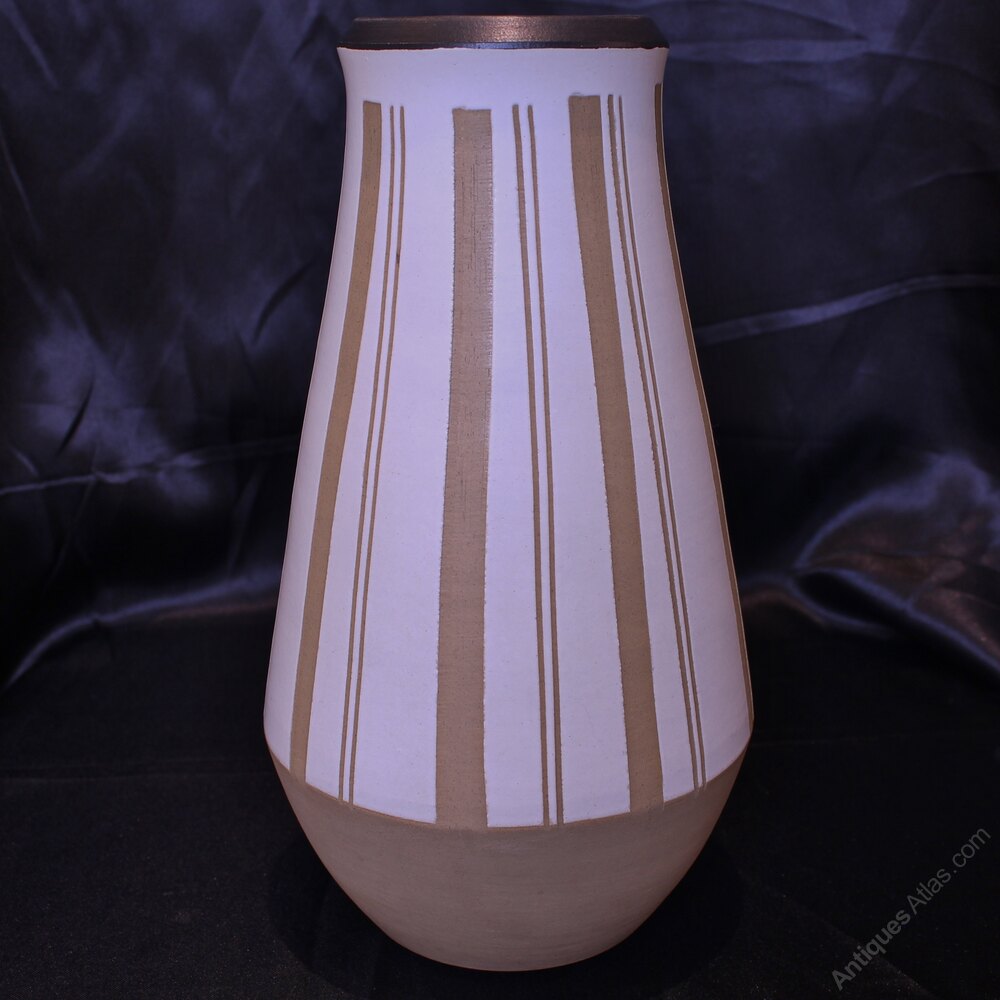 Antiques Atlas Vintage Denby Gourmet Series Stoneware 10" Vase