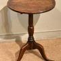 18th Century Oak Tilting Wine Table