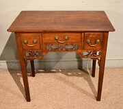 18th Century Cherry Wood Country Lowboy