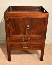 18th Century Mahogany Bedside Cupboard