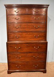 18th Century Mahogany Chest On Chest/tallboy
