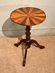 18th Century Oak Segmented Wine Table