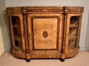 19th Century Walnut Credenza / Sideboard