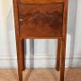 George III mahogany bedside cupboard