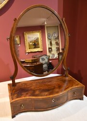 George III Serpentine Dressing Mirror