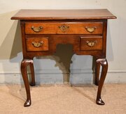 George II Cherry Wood Lowboy