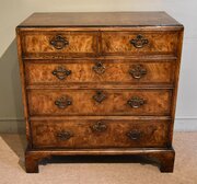 George II Burr Elm Chest Of Drawers 