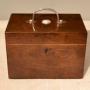 Georgian Tea Chest With Solid Silver Handle