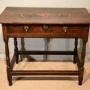 Late 17th Century Oak Single Drawer Side Table