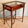 Late 19th century mahogany Bijouterie table 