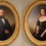 Oil Painting Pair by Louis Ammy Blanc \An Elegant 
