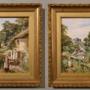Oil Painting Pair by William Henry Pike  Devon