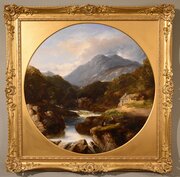 Oil Painting By James Poole "Near Capil Curig Nort