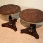 Pair of Antique converted wine tables