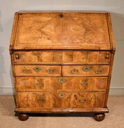 Queen Anne Walnut Bureau