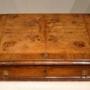 Queen Anne travelling walnut writing desk / slope