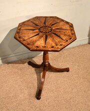 Rare 19th Century Starburst Lamp / Wine Table