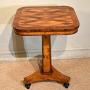 Rare Willian IV wood specimen table