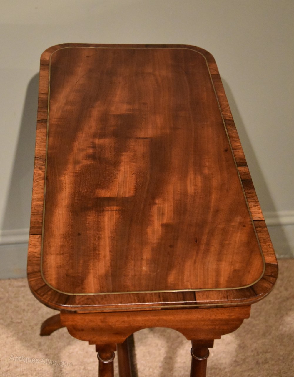 Regency Mahogany End Table Antiques Atlas