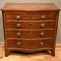 Regency Mahogany Serpentine Chest of Drawers