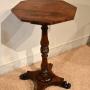 tripod table  rosewood