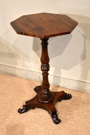 Regency rosewood lamp table