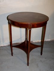 Edwardian Mahogany Inlaid Occassional Table