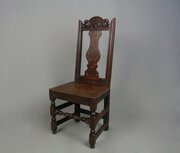 17th Century Back Stool Oak Side Chair C. 1670