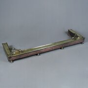 Art Nouveau Copper And Brass Fire Fender C. 1890