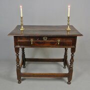 Beautiful Queen Anne Oak Lowboy C. 1700