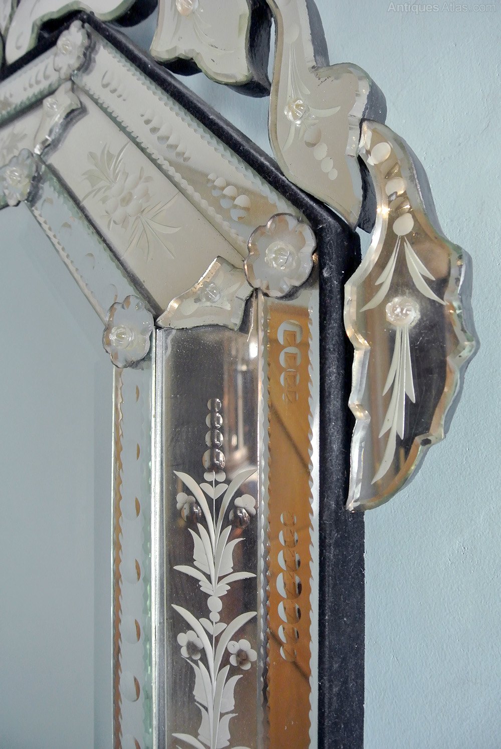 Antiques Atlas Beautiful Cut Glass Mirror C.1920