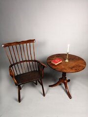Charming Georgian Yew Wood Wine Table C. 1750