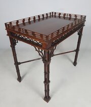 Chippendale Padauk Gothic Silver Table C.1830