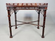 Chippendale Padauk Gothic Silver Table c1830