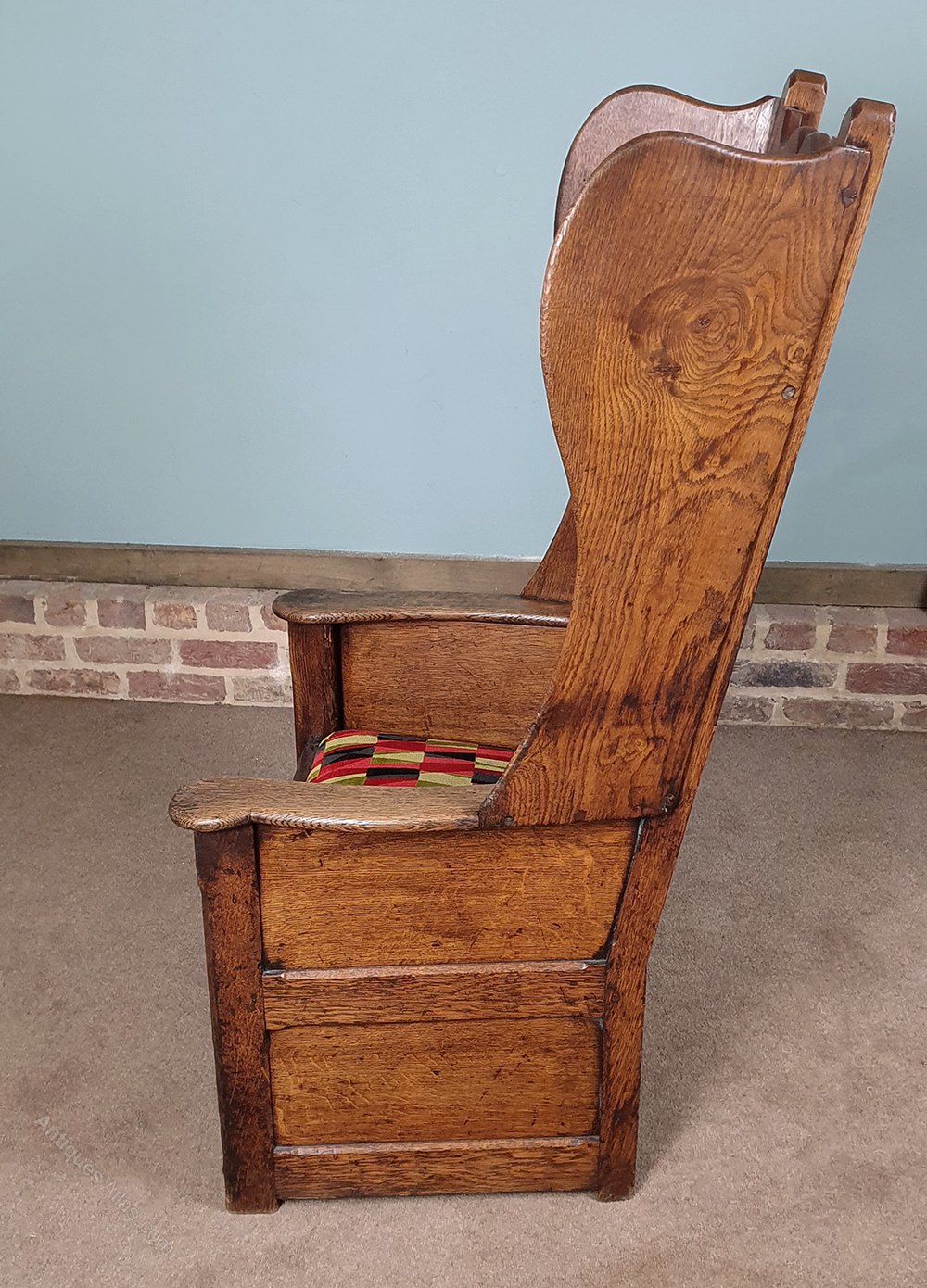 Early 18th Century Wainscot Oak Lambing Chair Antiques Atlas