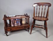 Edwards & Roberts Walnut Canterbury C. 1870
