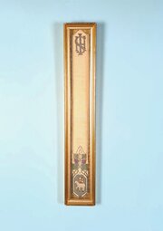 Framed James I ‘Agnus Dei’ Silk Sewn Stole C. 1610