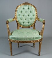 George III Giltwood Arm Chair - Thomas Chippendale