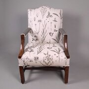 George III Solid Yew Wood Gainsborough Chair