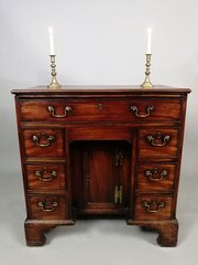  George II Mahogany Kneehole Desk C.1750