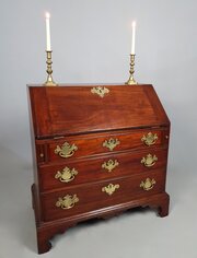 George II Petite Fruitwood and Cedar Bureau